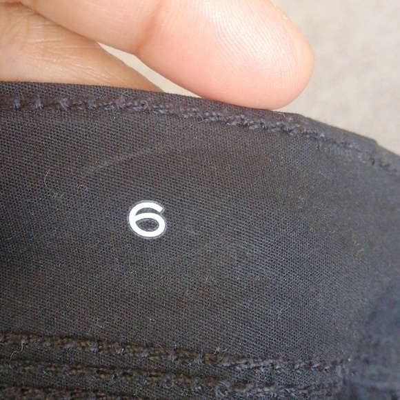 Black cargo style crop pants capris AU 10 - Picture 10 of 10